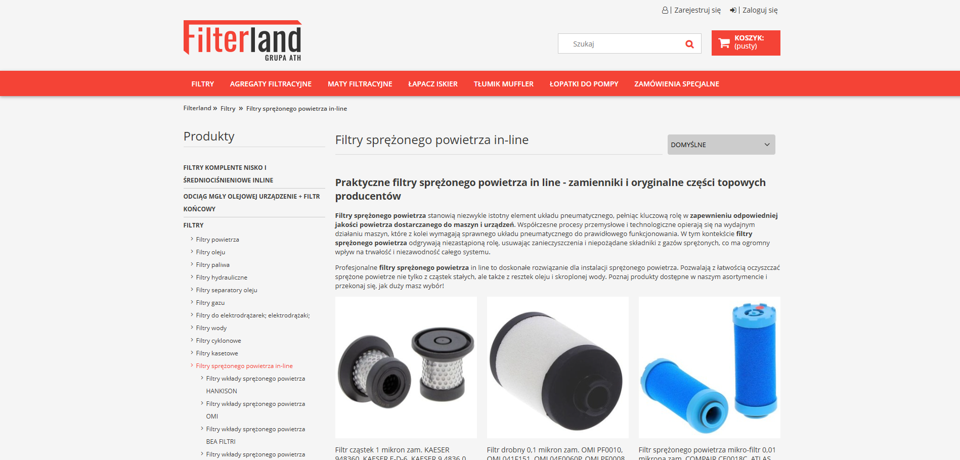 Filtry sprężonego powietrza – jak zapobiegają awariom w układach pneumatycznych?