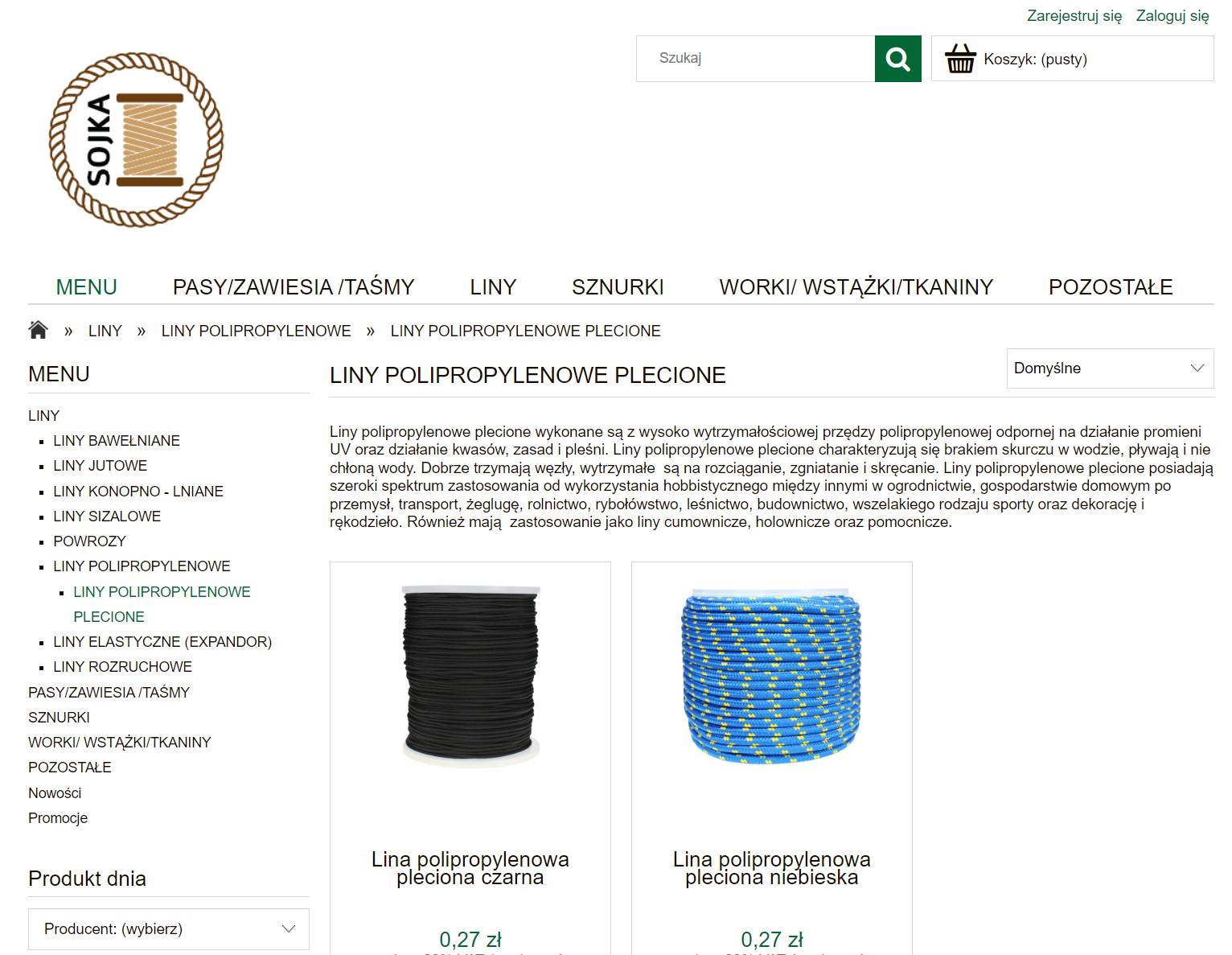 Liny polipropylenowe - co to jest i do czego się je stosuje?