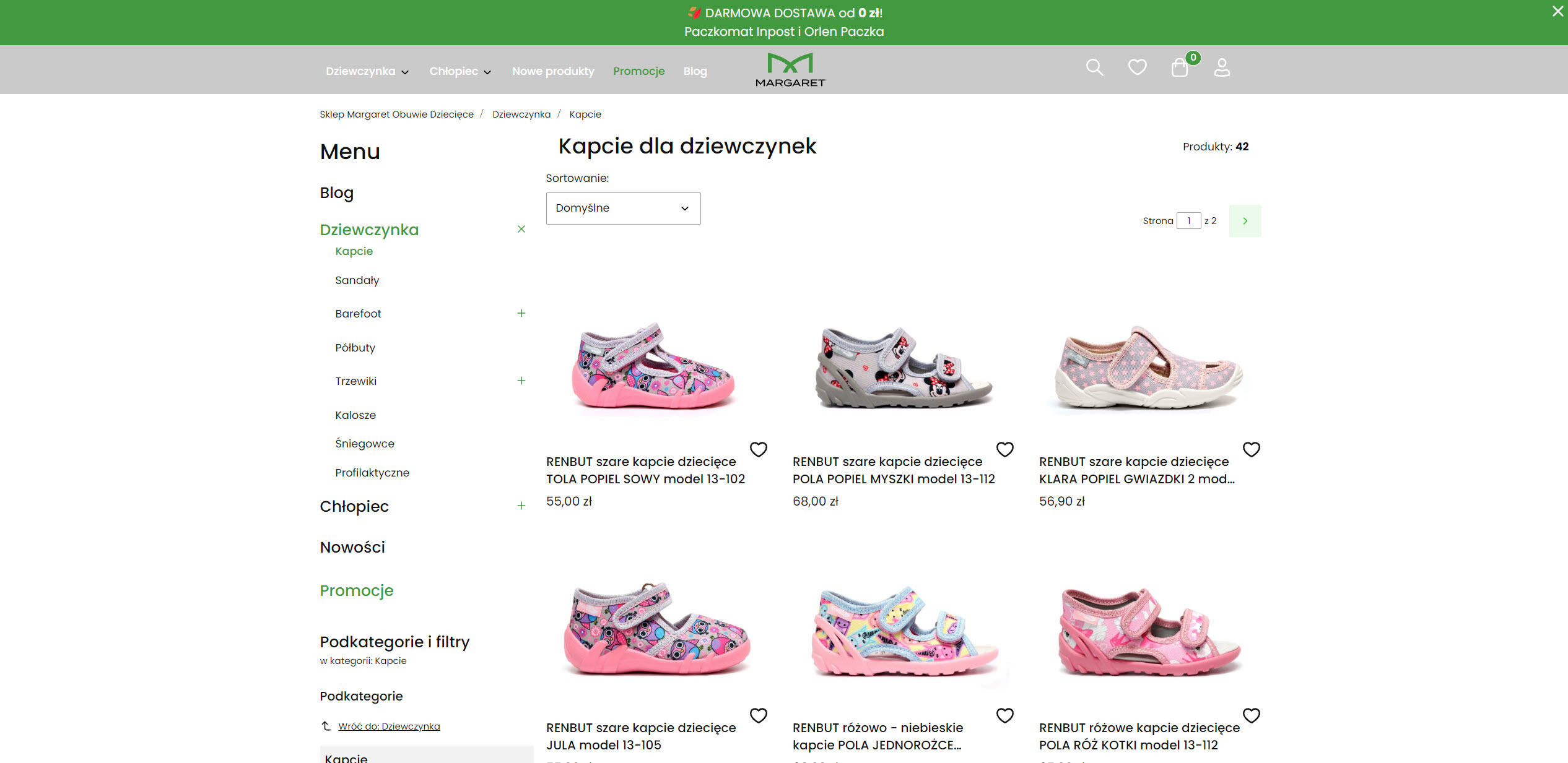 Kapcie dla dziewczynek - które modele wspierają zdrowy rozwój stopy?